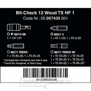 Wera 057435 Šroubovací bity 1/4" Bit-Check 12 Wood TX HF 1 (Sada 12 dílů) Náhled