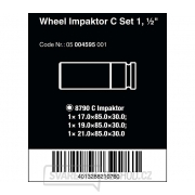 Wera 004595 Nástrčné hlavice 1/2" Wheel Impaktor C Set 1 (Sada  3 ks na kola aut) Náhled