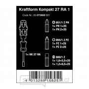 Wera 073660 Ráčnový šroubovák Kraftform Kompakt 27 RA 1 SB (Sada 6 dílů) náhled