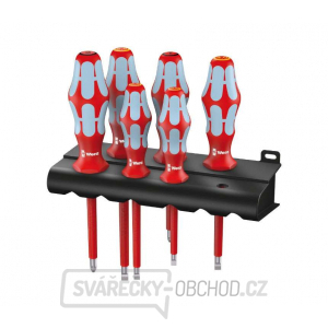 Wera 022745 Sada šroubováků Kraftform VDE 3165 i/6, izolované, nerezová ocel, profil Lasertip (6 dílů + stojánek) Wera 022745 Sada šroubováků Kraftform VDE 3165 i/6, izolované, nerezová ocel, profil Lasertip (6 dílů + stojánek) gallery main image