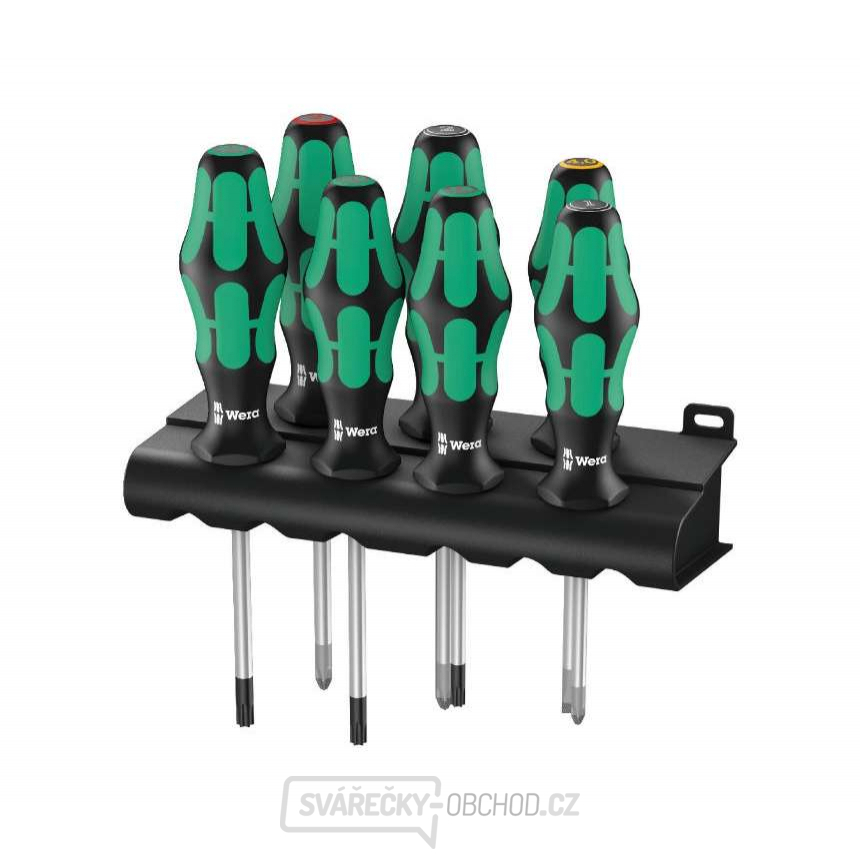 Wera 320540 Šroubováky Kraftform Plus Lasertip 335/350/367/7 (Sada 7 dílů + stojánek)