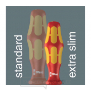 Wera 135961 Elektrikářské šroubováky Kraftform Plus VDE 160 iSS/7, izolované, extra zúžené (Sada 7 dílů) náhled