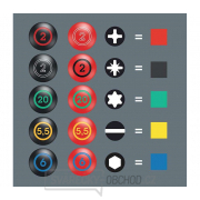 Wera 135961 Elektrikářské šroubováky Kraftform Plus VDE 160 iSS/7, izolované, extra zúžené (Sada 7 dílů) náhled