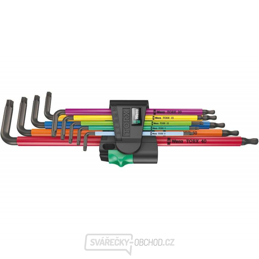 Wera 024480 Zástrčné klíče 967/9 TX XL Multicolour 1. Sada 9 ks dlouhých Torx klíčů