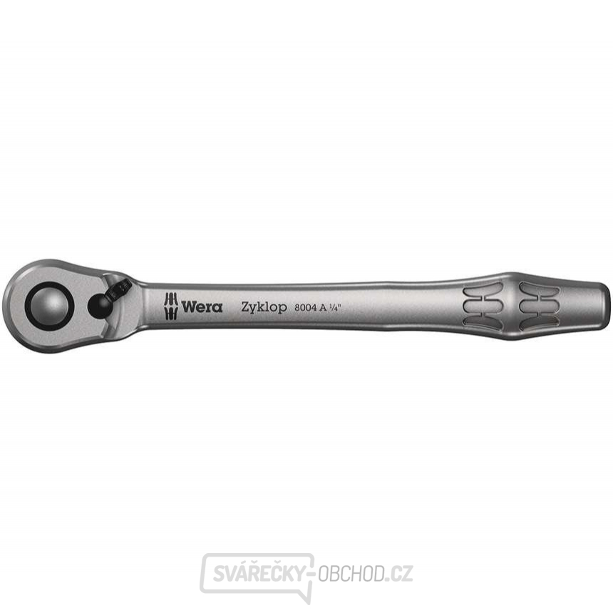 Wera 004004 Ráčna Zyklop 1/4", přepínací. 8004 A Ráčna Zyklop Metal