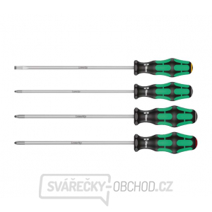 Wera 347736 Prodloužené šroubováky Kraftform Plus Lassertip typ 335/350/355/4 (Sada 4 díly)