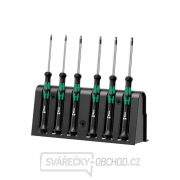 Wera 118154 Šroubováky pro elektroniku Torx BO Kraftform Kompakt Micro typ 2067/6  (Sada 6 dílů + stojánek) gallery main image