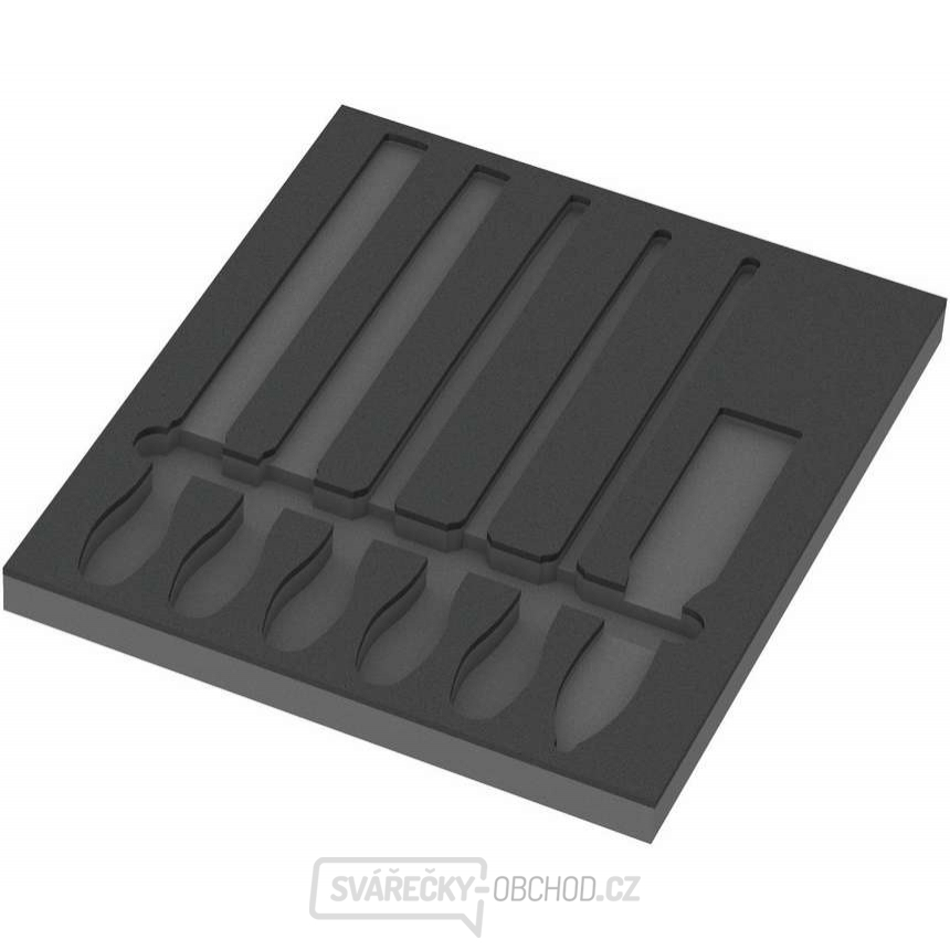 Wera 137383 Nářaďový modul - pěnová vložka 9883 pro pilníky Pferd Set 1 typ 9783. Bez nářadí