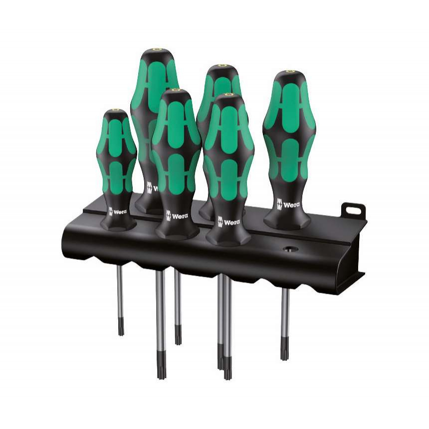 Wera 028062 Šroubováky Kraftform Plus 367/6 Rack (Sada 6 ks Torx)