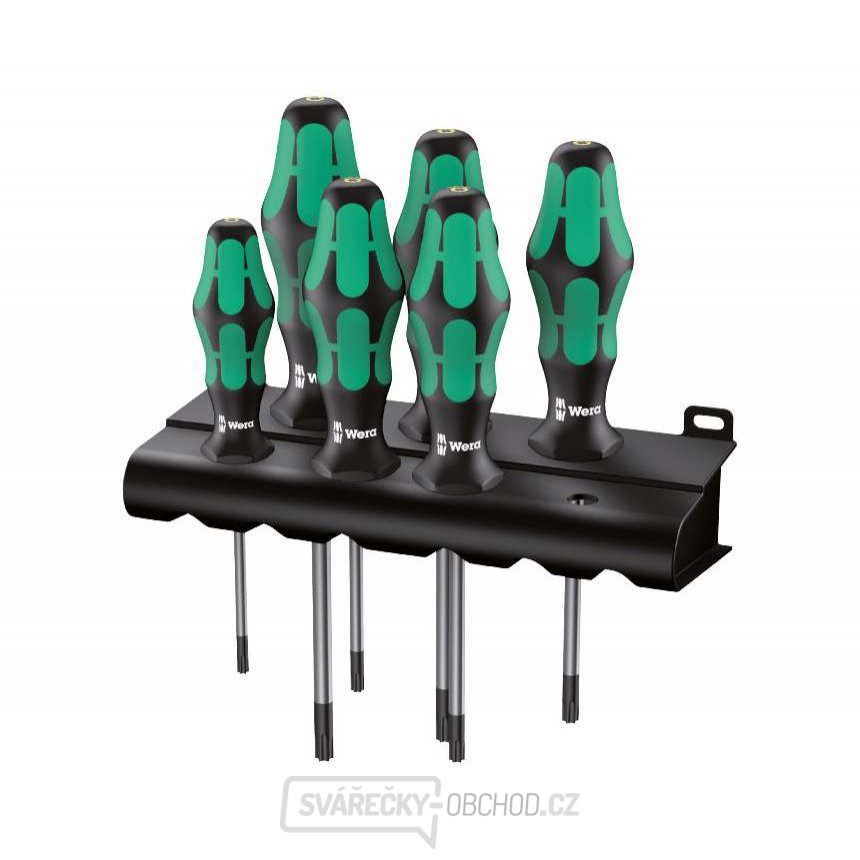 Wera 028062 Šroubováky Kraftform Plus 367/6 Rack (Sada 6 ks Torx)