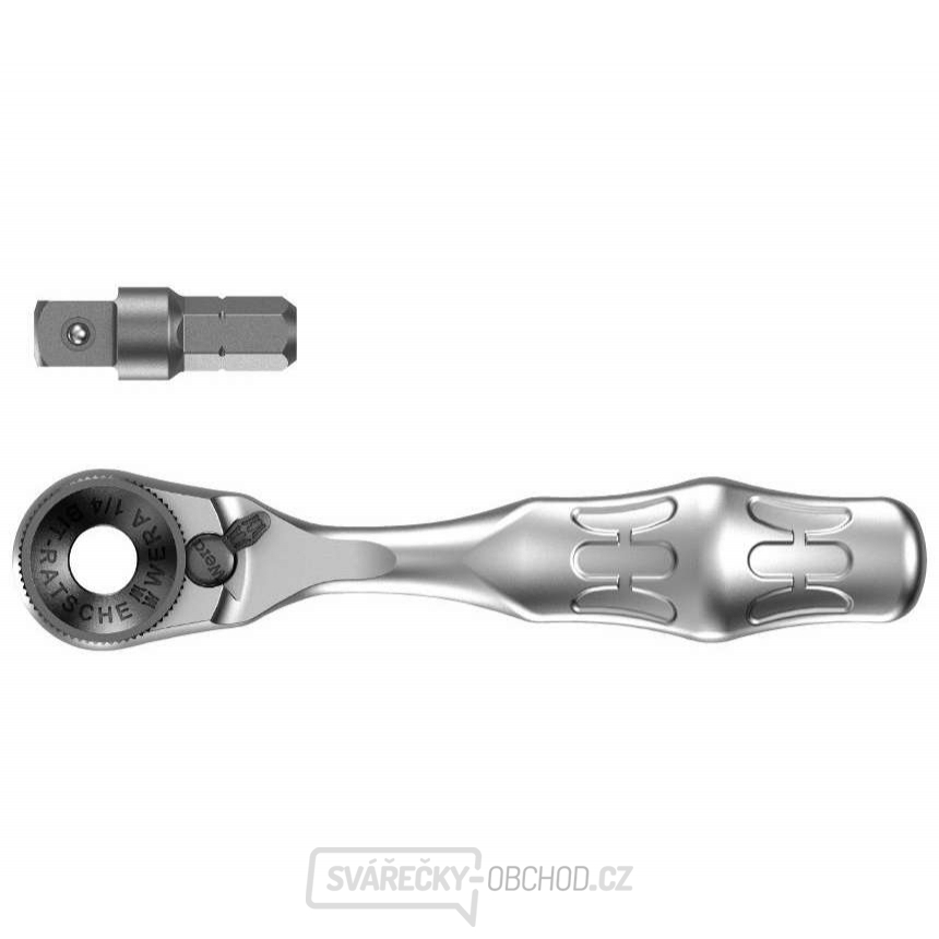 Wera 073230 Ráčna Zyklop 8001 A Mini 1 s upínáním 1/4" (Sada 2 díly)