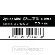 Wera 073230 Ráčna Zyklop 8001 A Mini 1 s upínáním 1/4" (Sada 2 díly) Wera 073230 Ráčna Zyklop 8001 A Mini 1 s upínáním 1/4" (Sada 2 díly) náhled