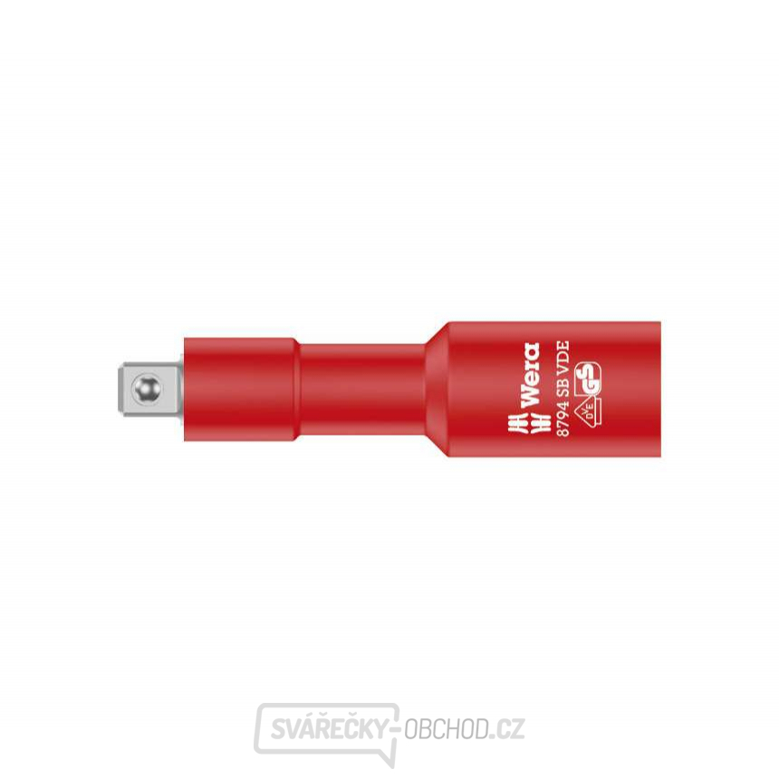 Wera 004964 Prodloužení 3/8" typ 8794 SB Zyklop VDE, izolované, krátké Wera 004964 Prodloužení 3/8" typ 8794 SB Zyklop VDE, izolované, krátké gallery main image