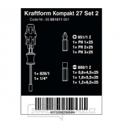 Wera 051511 Držák bitů Kraftform Kompakt 27 Set 2 včetně bitů v rukojeti (Sada 7 dílů) Náhled