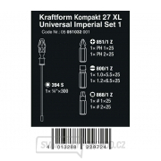 Wera 051032 Držák bitů 300 mm Kraftform Kompakt 27 XL Universal Imperial Set 1 včetně bitů (Sada 7 dílů) Náhled