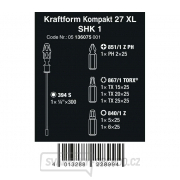 Wera 136075 Držák bitů 300 mm Kraftform Kompakt 27 XL SHK 1 včetně bitů (Sada 7 dílů) Náhled