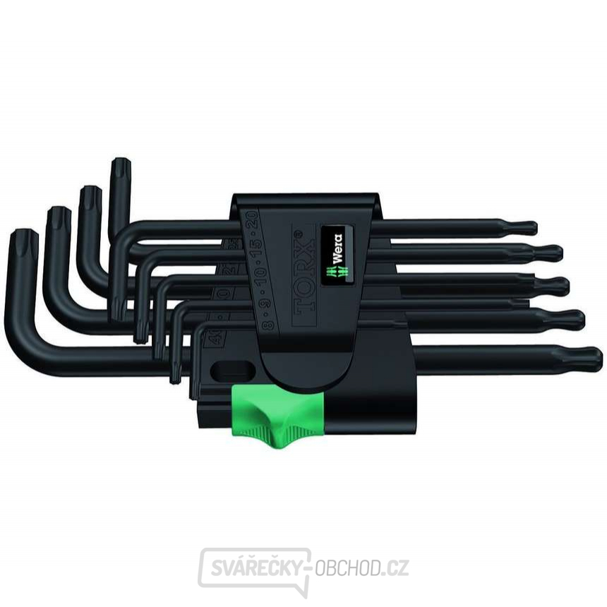Wera 024242 Zástrčné klíče 967 PKL/9 TORX, BlackLaser