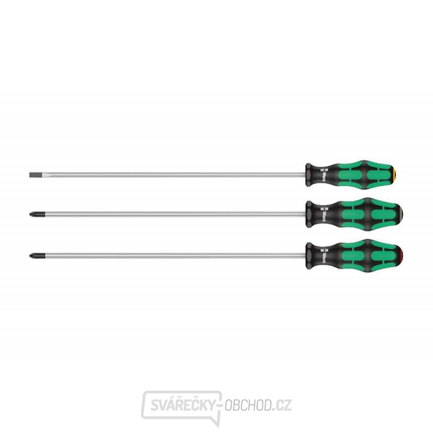 Wera 347735 Prodloužené šroubováky Kraftform Plus typ 335/350/355/3 (Sada 3 díly)