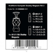 Wera 008885 Ráčnový šroubovák Kraftform Kompakt Stubby Magazin RA 3 (Sada 6 dílů) náhled