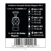 Wera 008884 Ráčnový šroubovák Kraftform Kompakt Stubby Magazin RA 2 (Sada 6 dílů) Náhled