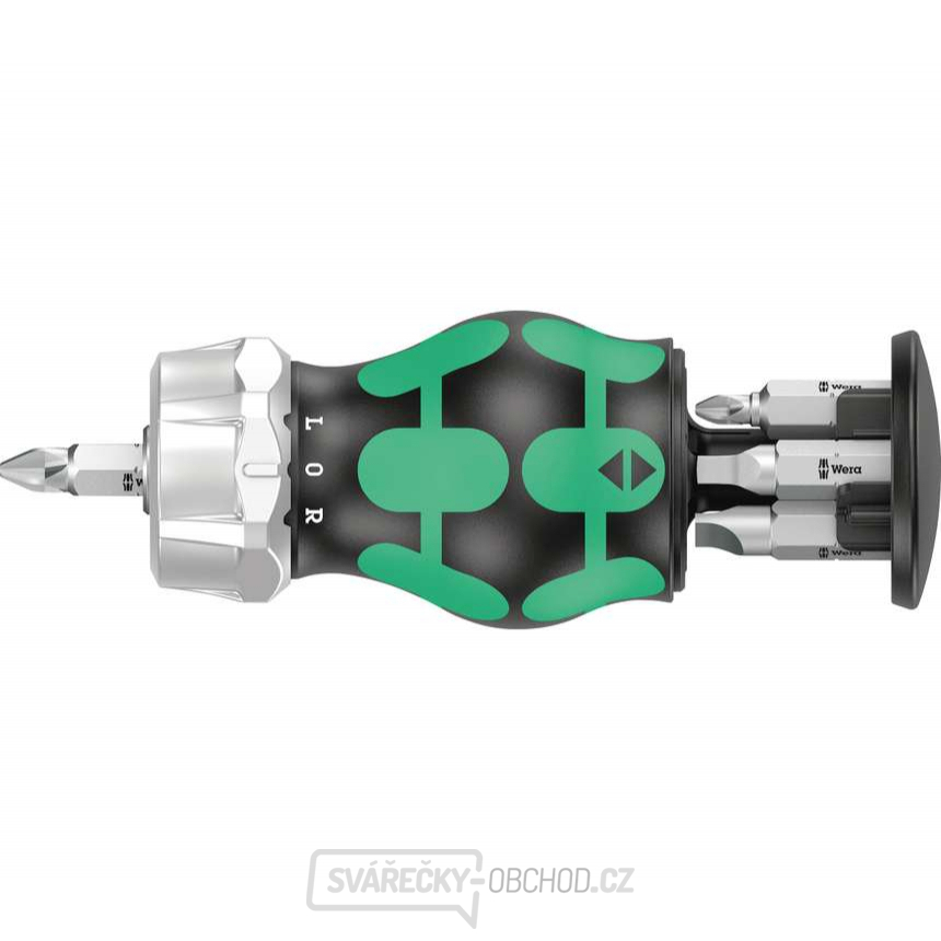 Wera 008886 Ráčnový šroubovák Kraftform Kompakt Stubby Magazin RA 4 (Sada 6 dílů)