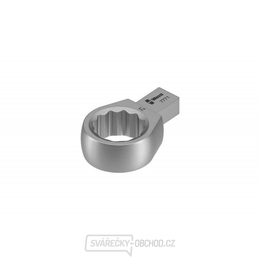 Wera 078633 Nástavec mom. klíče - očkový klíč 21 mm. Typ 7771, Forma C (9 x 12 mm) Wera 078633 Nástavec mom. klíče - očkový klíč 21 mm. Typ 7771, Forma C (9 x 12 mm) gallery main image