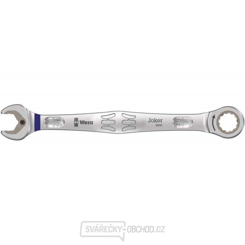 Wera 073282 Očkoplochý ráčnový klíč 7/16" 6000 Joker, palcový