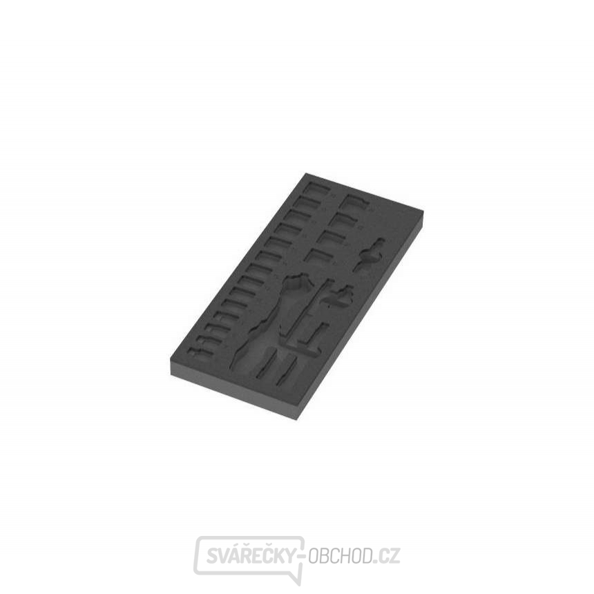 Wera 137321 Nářaďový modul - pěnová vložka 9821 pro set ráčnové sady 8000 B Zyklop 3/8". Bez nářadí