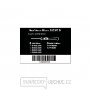 Wera 118152 Šroubováky Kraftform Micro 2035/6 B pro elektroniku (Sada 6 ks a stojánek) Náhled