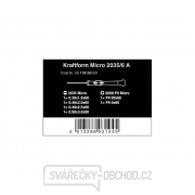 Wera 118150 Šroubováky pro elektroniku Kraftform Kompakt Micro typ 2035/6 A (Sada 6 dílů + stojánek) náhled