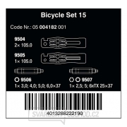 Wera 004182 Šroubovací bity Bicycle Set 15 (Sada 5 dílů) Wera 004182 Šroubovací bity Bicycle Set 15 (Sada 5 dílů) náhled