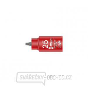 Wera 004921 Zástrčná bitová hlavice 3/8" Torx TX 25 typ 8767 VDE HF Zyklop s přidržovací funkcí Wera 004921 Zástrčná bitová hlavice 3/8" Torx TX 25 typ 8767 VDE HF Zyklop s přidržovací funkcí gallery main image