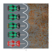 Wera 008876 Držáky bitů a šroubováků TORX® Stubby Set TX 1 Sada 5 dílů Náhled