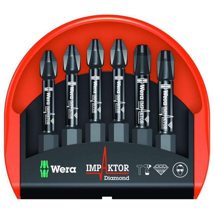 Wera 057691 Bity Bit-Check 6 PH Impaktor 1 (Sada 6 dílů) 05057691001