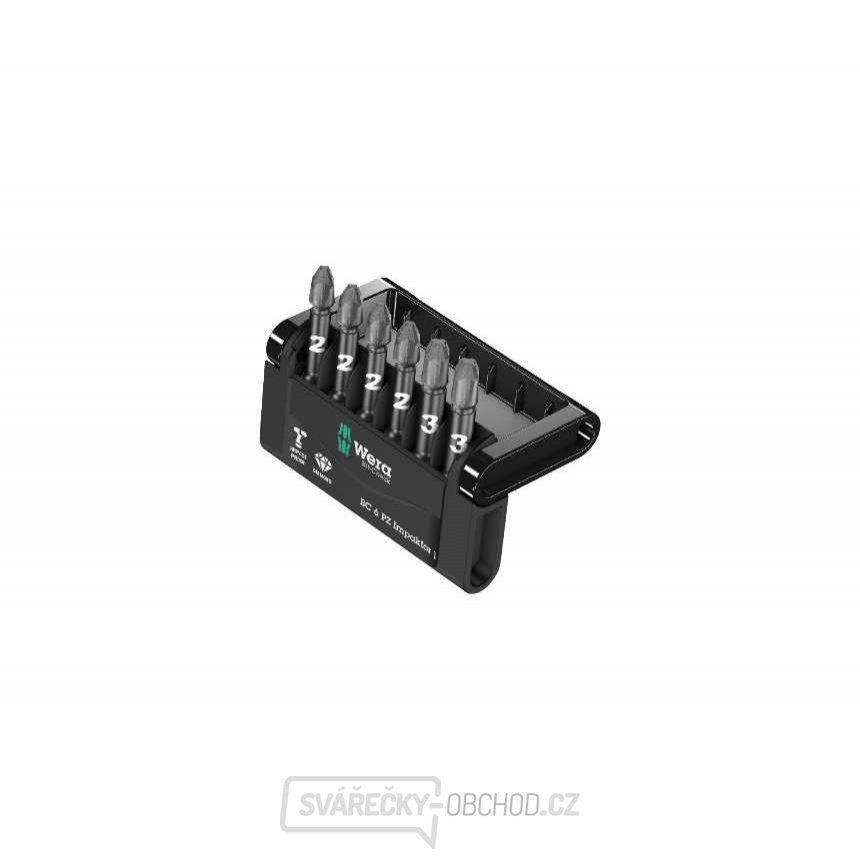 Wera 057692 Bity 1/4" Bit-Check 6 PZ Impaktor 1 (Sada 6 dílů)