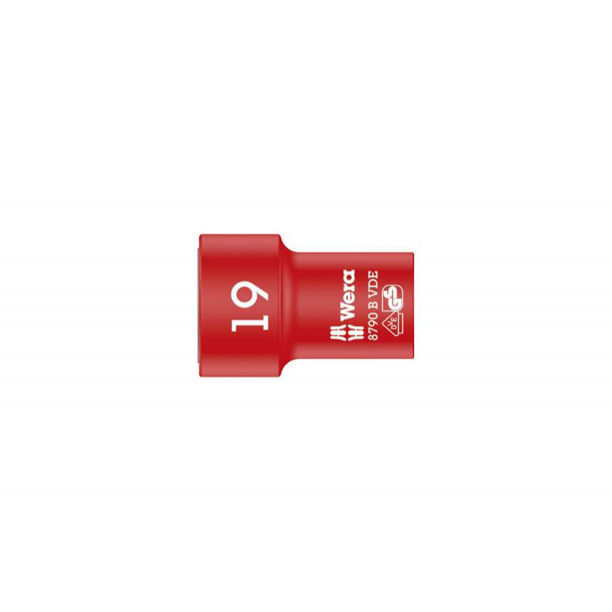 Levně Wera 004963 Nástrčná hlavice 3/8" 6hran 19 mm typ 8790 B Zyklop VDE 05004963001