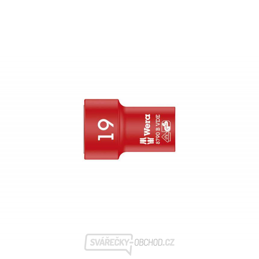Wera 004963 Nástrčná hlavice 3/8" 6hran 19 mm typ 8790 B Zyklop VDE