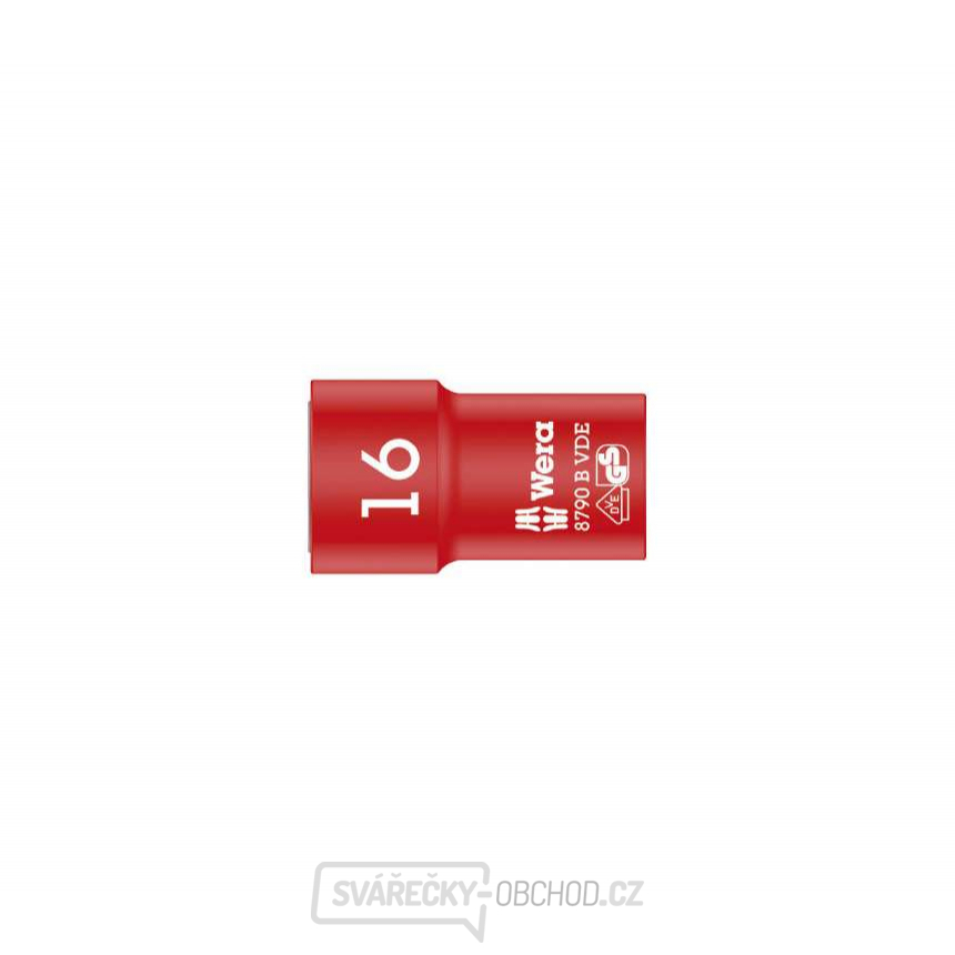 Wera 004960 Nástrčná hlavice 3/8" 6hran 16 mm typ 8790 B Zyklop VDE Wera 004960 Nástrčná hlavice 3/8" 6hran 16 mm typ 8790 B Zyklop VDE gallery main image