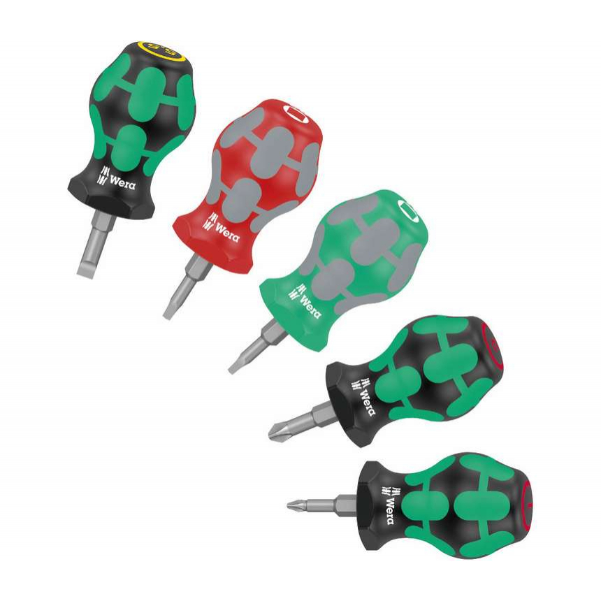 Wera 008872 Držáky bitů a šroubováků Stubby Set 3 Sada 5 dílů 05008872001