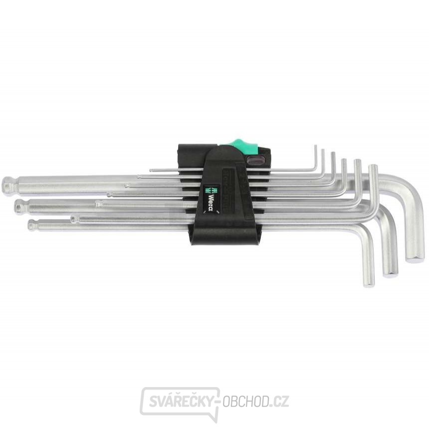 Wera 022087 Zástrčné klíče inbus 950/9 Hex-Plus 1 chromované  (Sada 9 dílů)