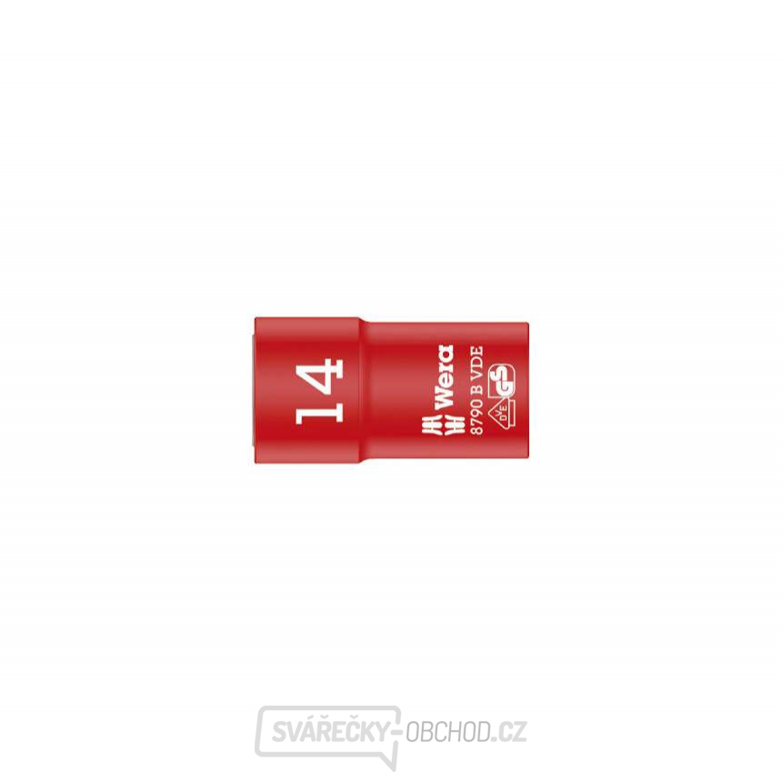 Wera 004958 Nástrčná hlavice 3/8" 6hran 14 mm typ 8790 B Zyklop VDE Wera 004958 Nástrčná hlavice 3/8" 6hran 14 mm typ 8790 B Zyklop VDE gallery main image