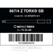Wera 073473 Šroubovací bity 1/4" Torx TX 25 867/4 Z SB (3 ks) Náhled
