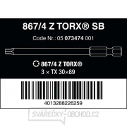 Wera 073474 Šroubovací bity 1/4" Torx TX 30 867/4 Z SB (3 ks) Náhled