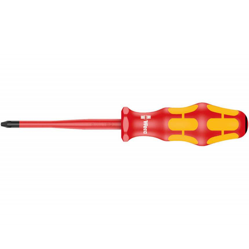 Wera 006461 Elektrikářský šroubovák Kraftform Plus PZ 2x100 mm typ 165 iS VDE 05006461001