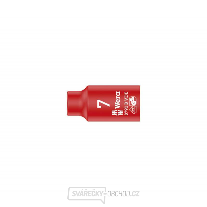 Wera 004951 Nástrčná hlavice 3/8" 6hran 7 mm typ 8790 B Zyklop VDE Wera 004951 Nástrčná hlavice 3/8" 6hran 7 mm typ 8790 B Zyklop VDE gallery main image