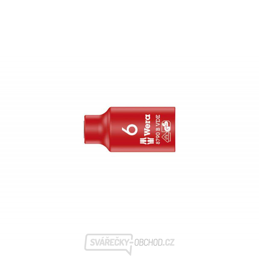 Wera 004950 Nástrčná hlavice 3/8" 6hran 6 mm typ 8790 B Zyklop VDE