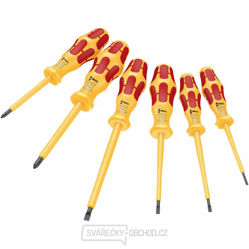 Wera 051575 Elektrikářské šroubováky Kraftform 1060 i/1062 i/6 VDE (Sada 6 dílů)