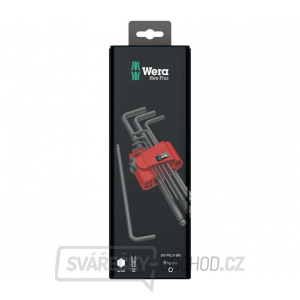 Wera 073596 Zástrčné klíče inbus 950/9 Hex-Plus 6 SB. Sada 9 ks BlackLaser gallery main image
