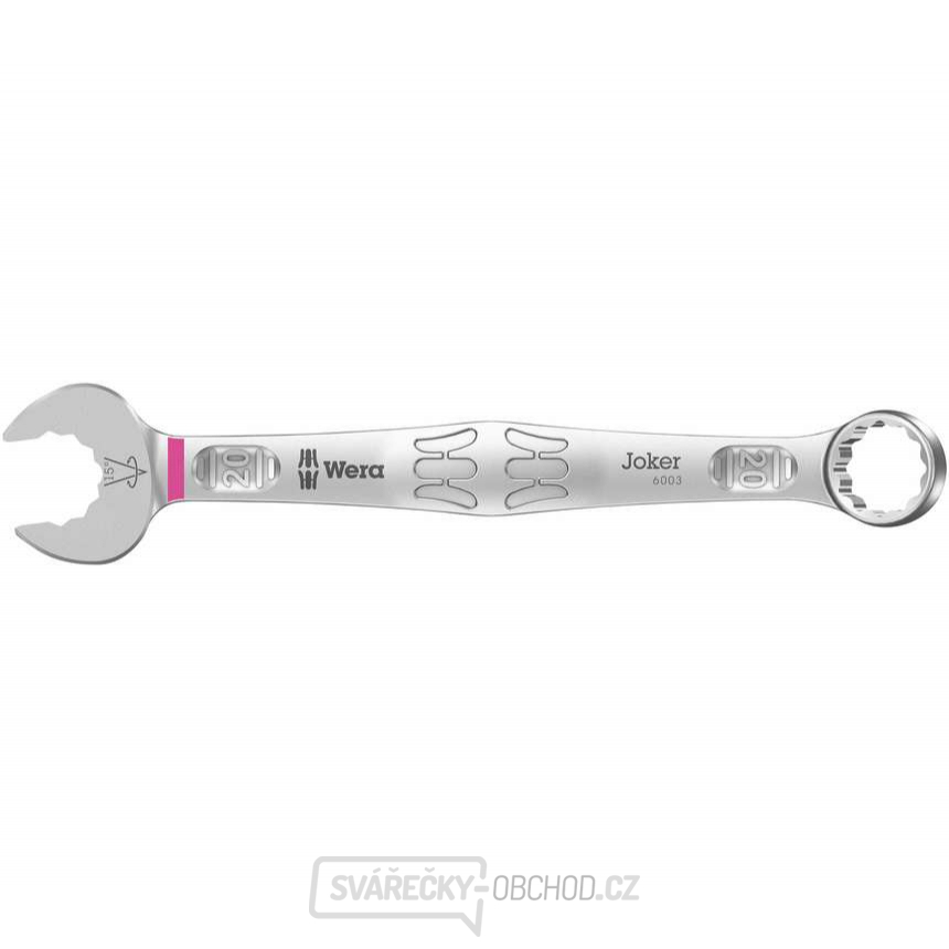 Wera 020500 Očkoplochý klíč 20 mm 6003 Joker, vyhnutý Wera 020500 Očkoplochý klíč 20 mm 6003 Joker, vyhnutý gallery main image