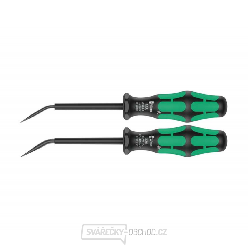 Wera 008100 Nástroje pro ovládání řadových svorek. Typ 338/2 (Sada 2 díly) Wera 008100 Nástroje pro ovládání řadových svorek. Typ 338/2 (Sada 2 díly) gallery main image
